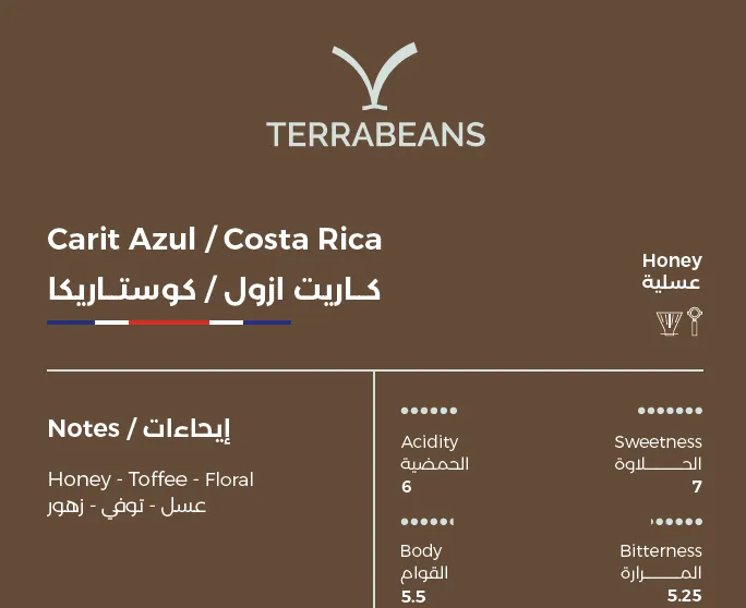 Carit Azul / Costa Rica - 250g