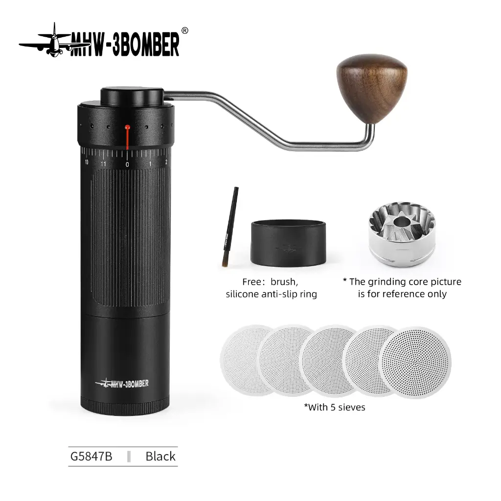 MHW-3BOMBER Blade R3 Manual Coffee Grinder (Black)